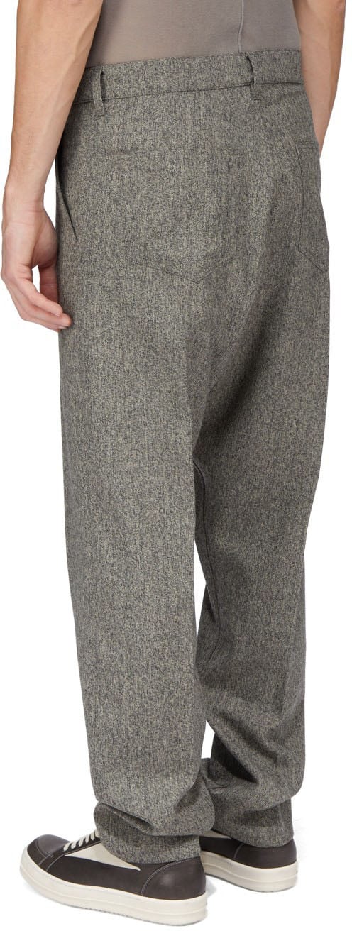 Pantalon chiné noir vert clair Joris Pants Rick Owens Homme RU02F 4348 WBI 79
