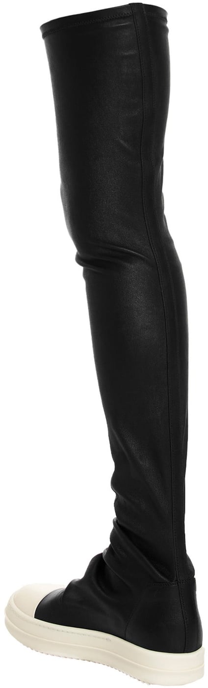 Rick Owens Bicolor Cotton Over The Knee