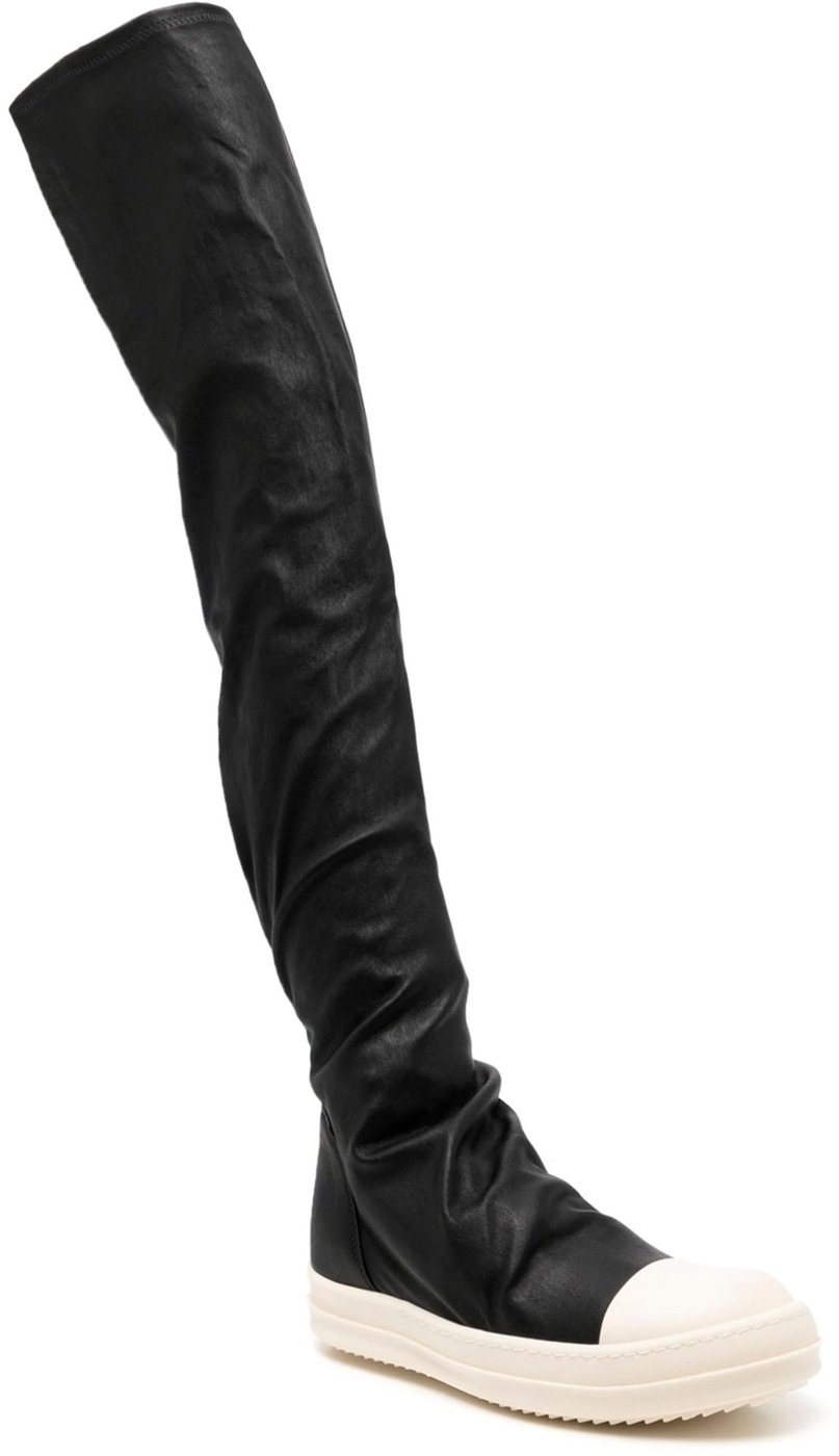 Rick Owens Bicolor Cotton Over The Knee
