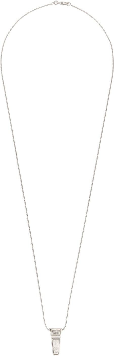 Rick Owens Silver Brass Necklace