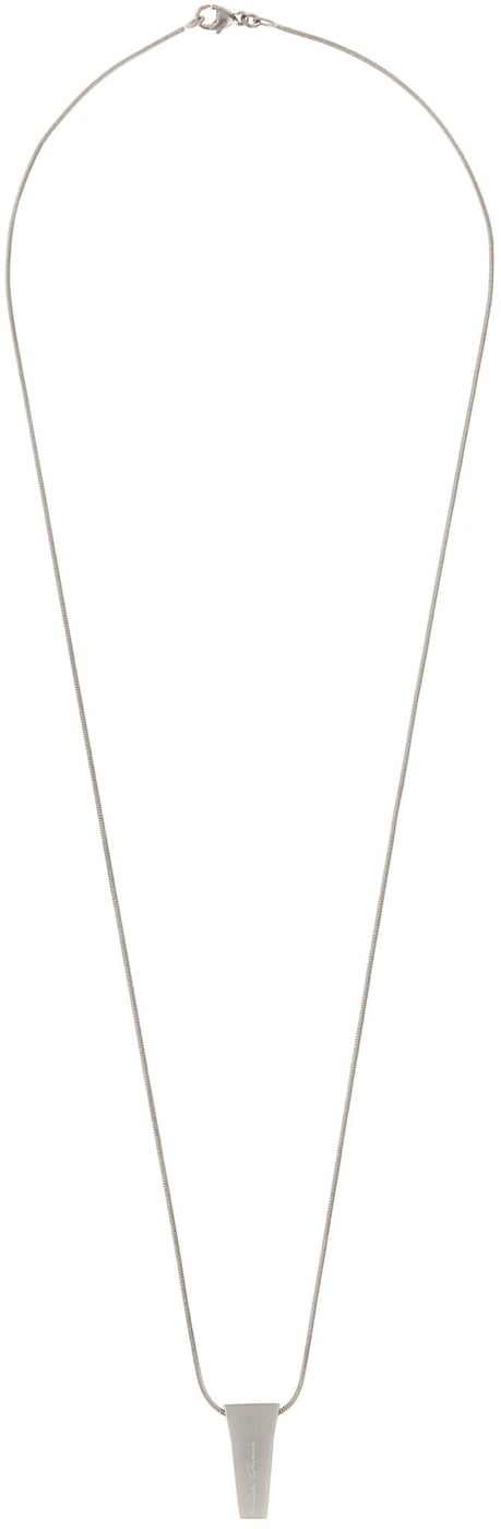 Rick Owens Silver Brass Necklace