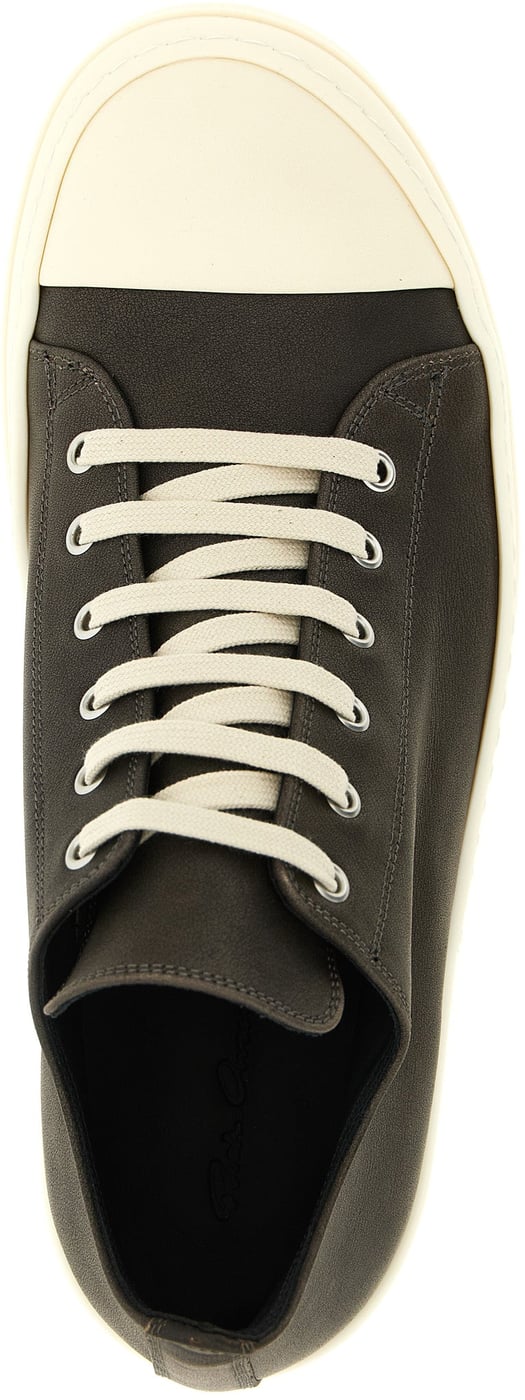 Brown Tower Low Leather Sneakers