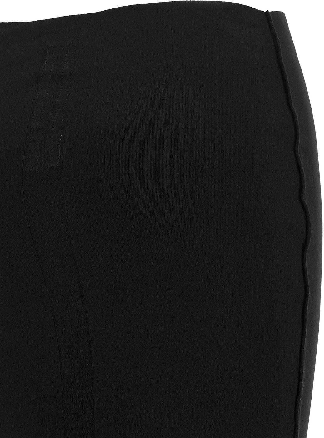 Rick Owens Black Viscose Mini Skirt