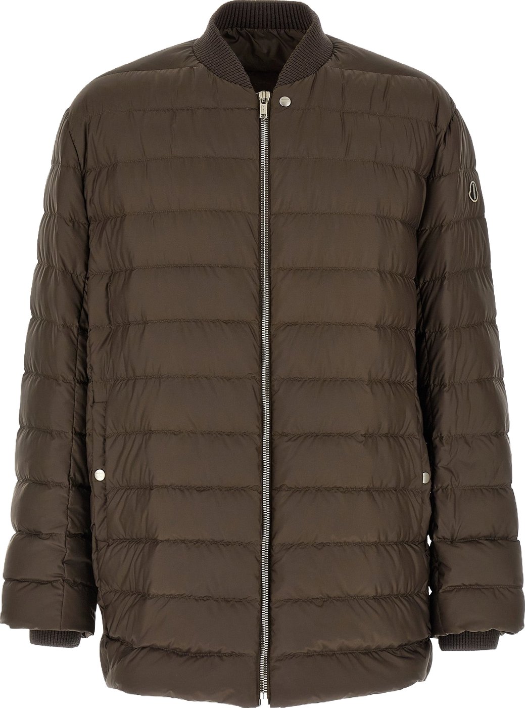 Rick Owens Brown Polyester Bomber