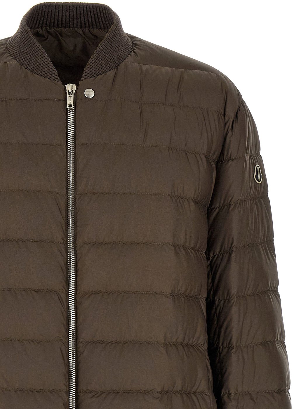 Rick Owens Brown Polyester Bomber