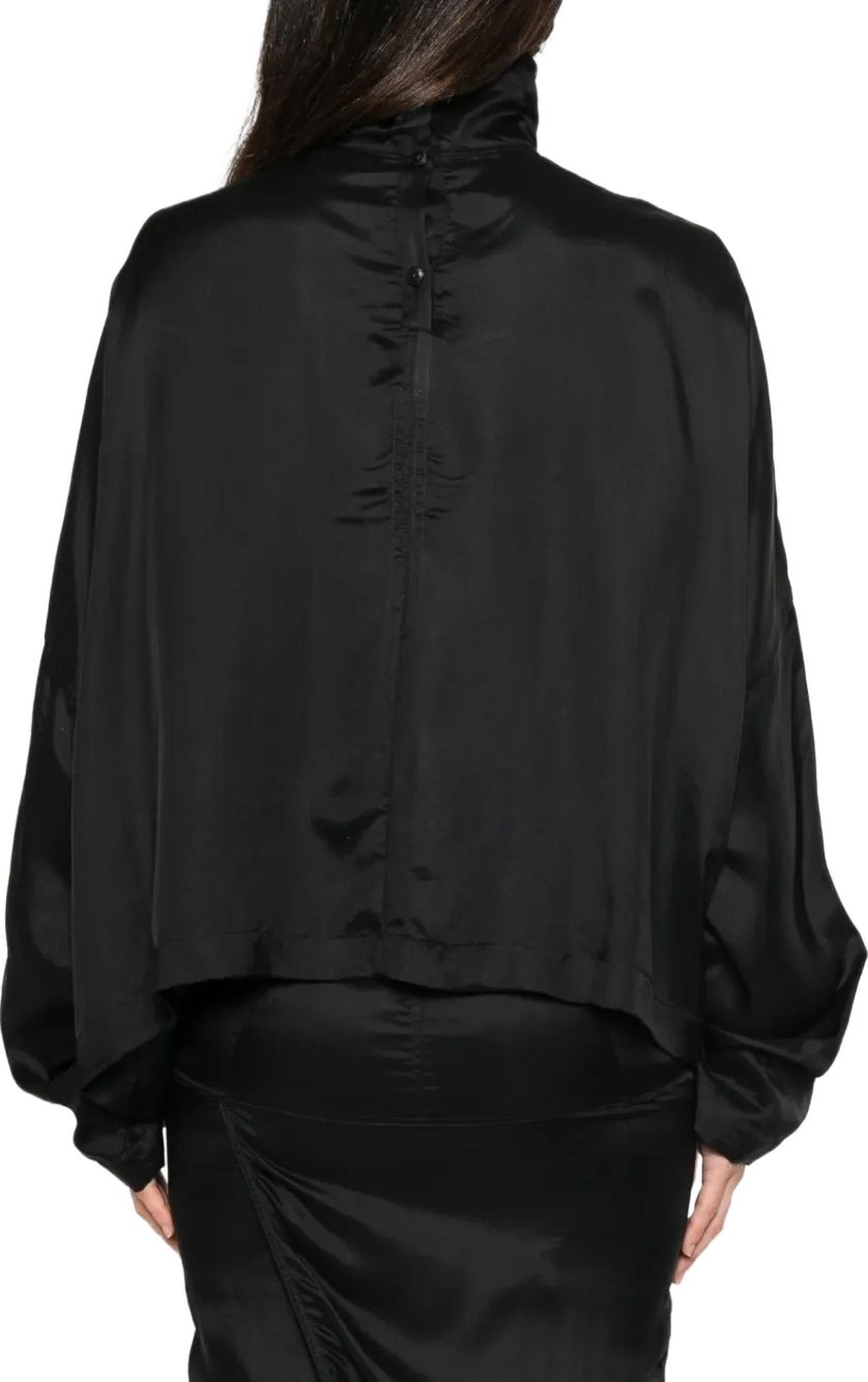 T-shirt Jumbo Tabard Cropped Top Black/milk