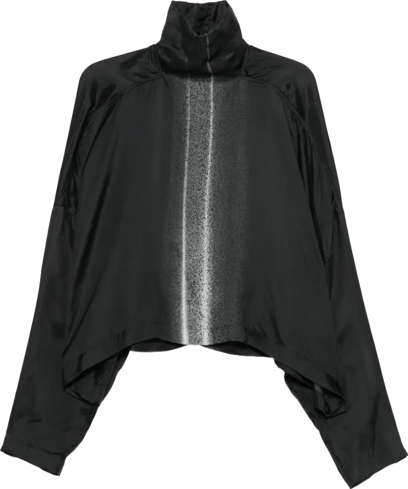 T-shirt Jumbo Tabard Cropped Top Black/milk