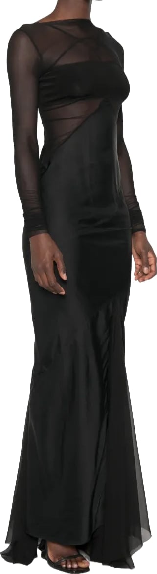 Abito Combo Gown Black