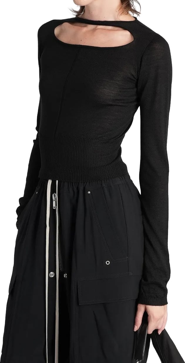 Maglia Cropped Pull Black