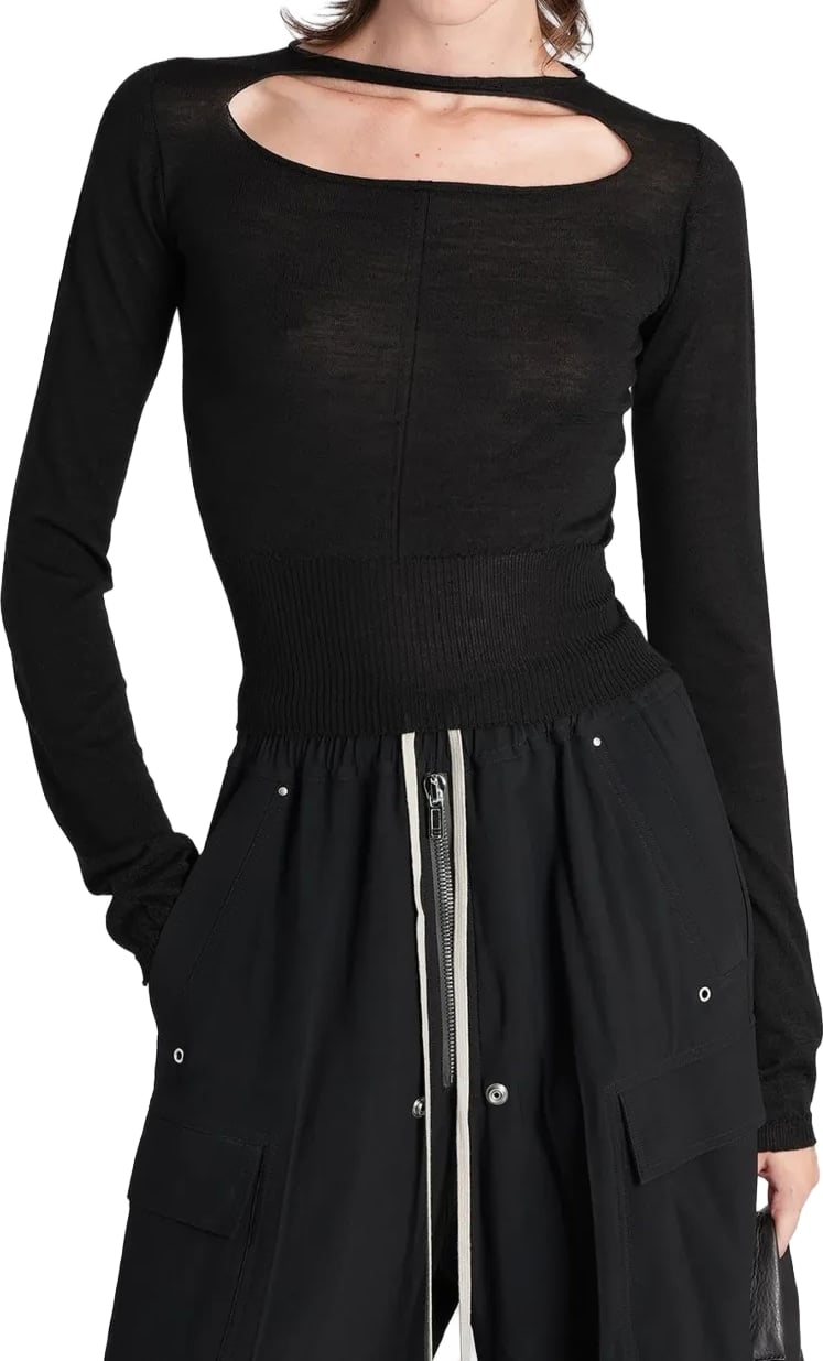 Maglia Cropped Pull Black