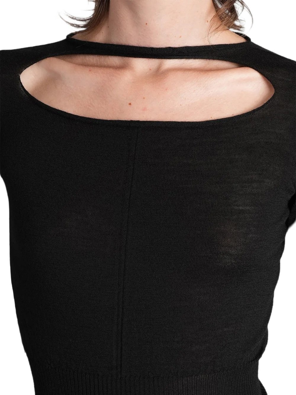 Maglia Cropped Pull Black