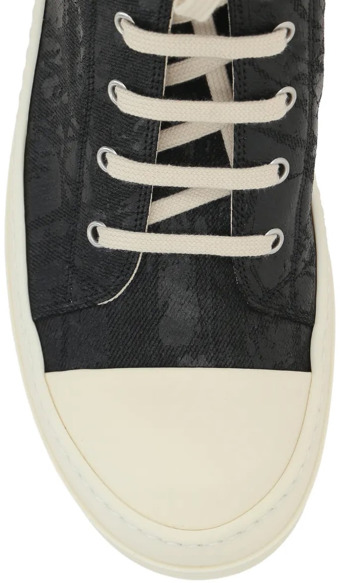 Scarpe In Denim Sneaks Black/milk/milk