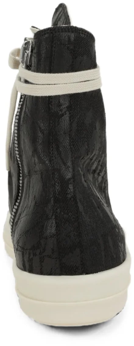 Scarpe In Denim Sneaks Black/milk/milk