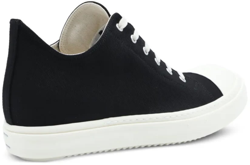 Scarpe In Denim Low Sneaks Black/milk/milk