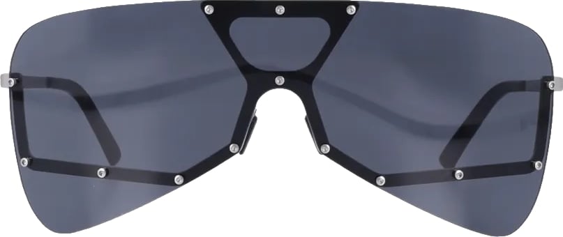 Sunglasses Silver Temple/black Lens