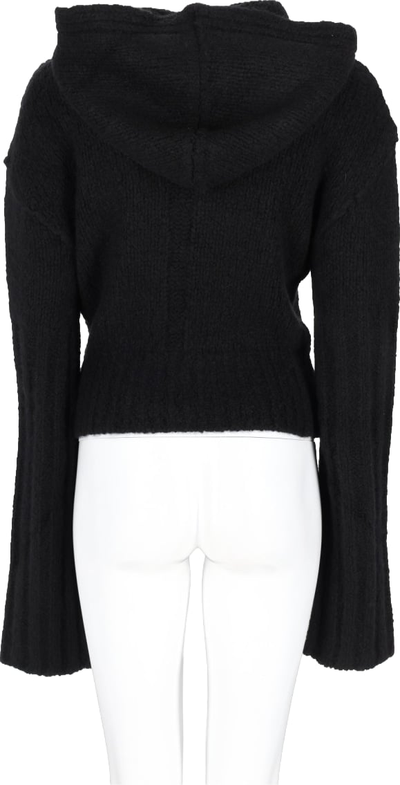 Maglia Cropped con Cappuccio
