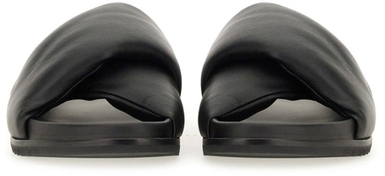 Twisted Design Lamb Leather Slides
