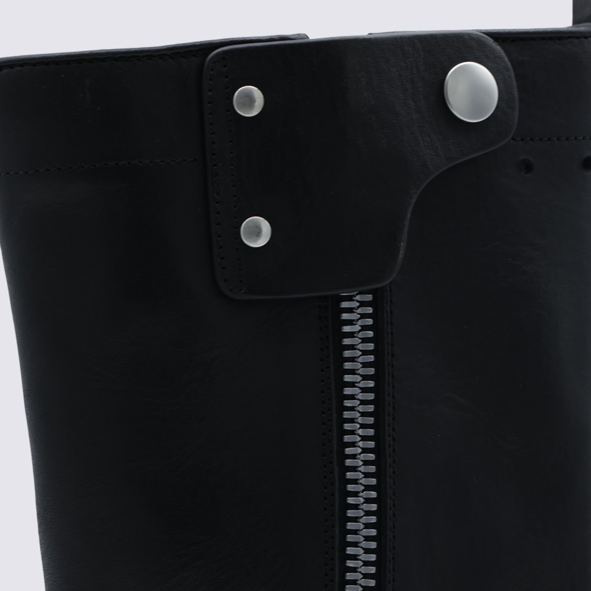 Mid-Calf Boots with Rounded Toe and Chunky Sole