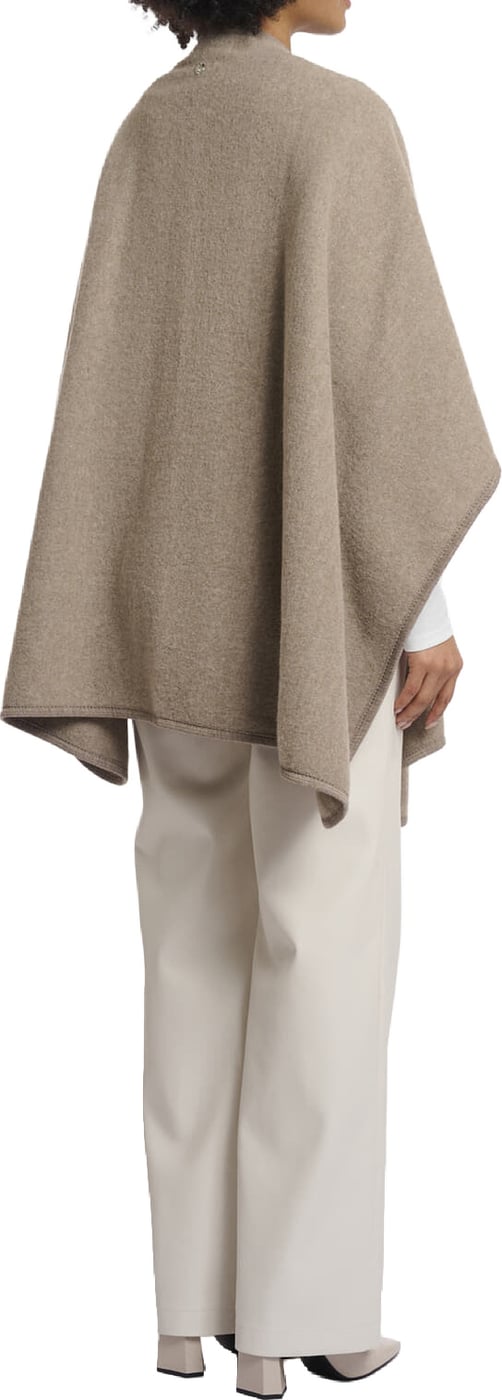 RINO & PELLE - Woven cape - Marwa.7002611 - Toffee