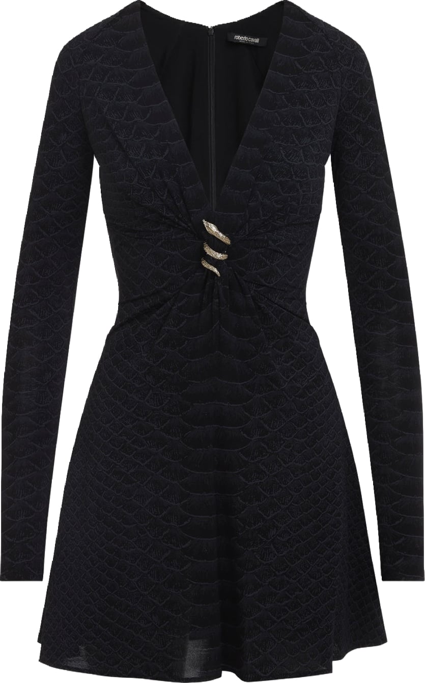 Roberto Cavalli Serpentine Mini Dress