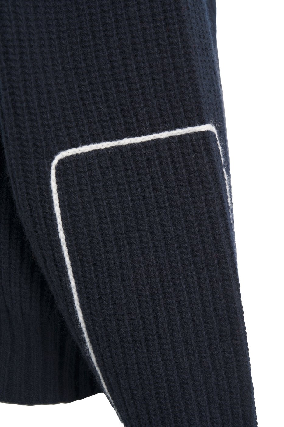 Sweater with knitted details