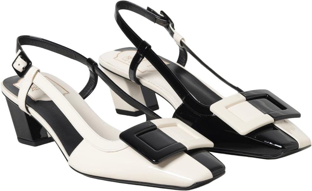 Roger Vivier Black Leather High Heel Pumps