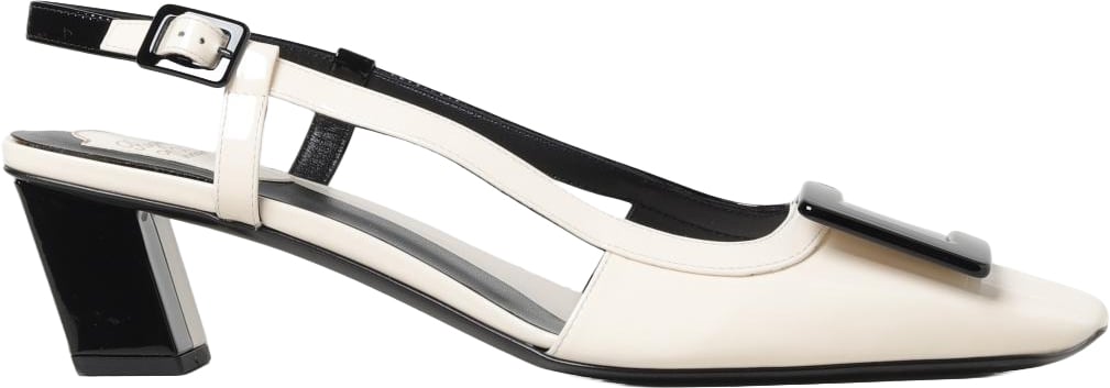 Roger Vivier Black Leather High Heel Pumps