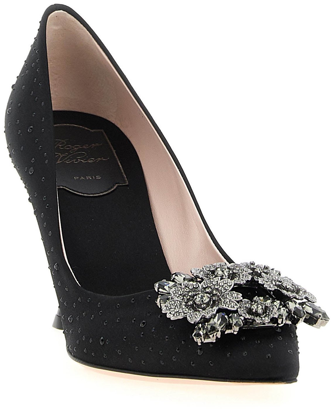 Roger Vivier Black Viscose High Heel Pumps