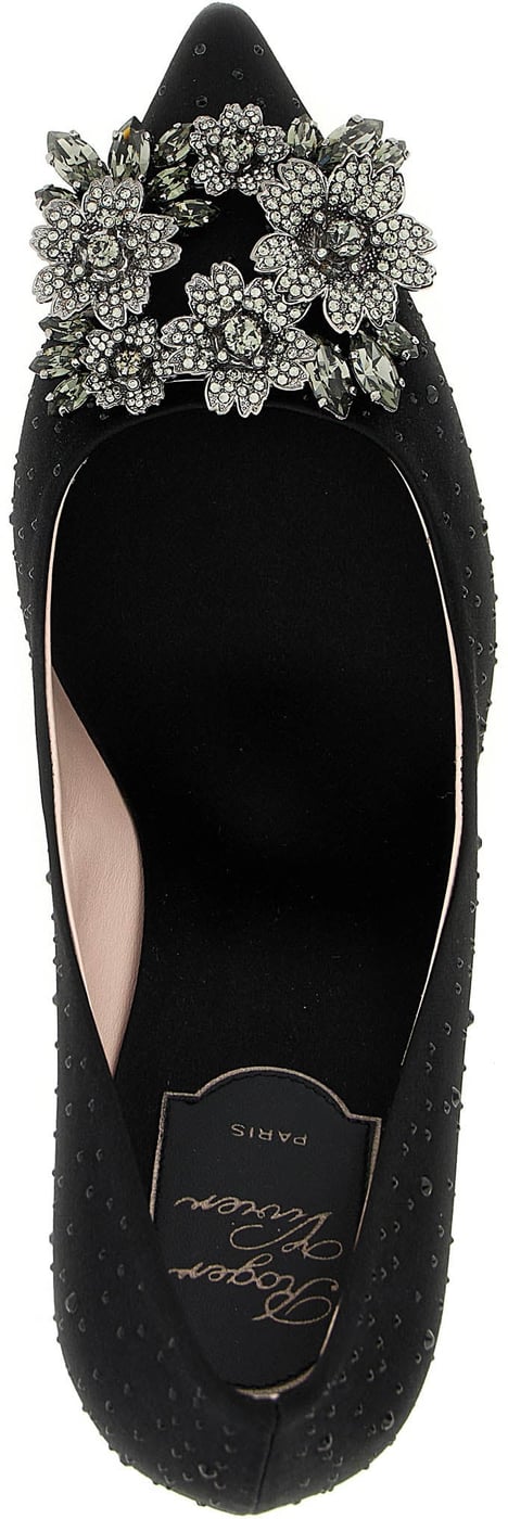 Roger Vivier Black Viscose High Heel Pumps