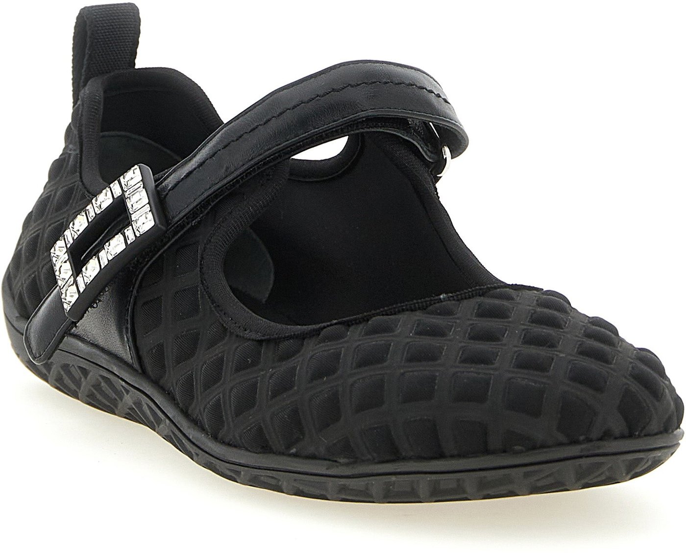 Roger Vivier Black Polyamide Ballet Flats