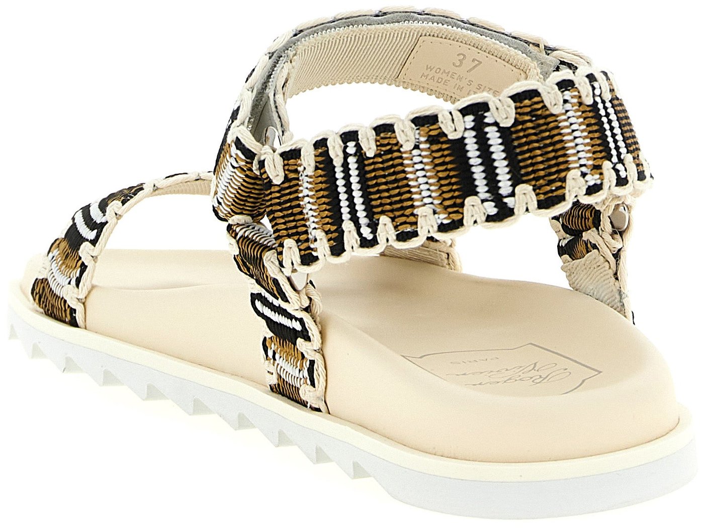 Roger Vivier Multicolor Polyester Flat Sandals