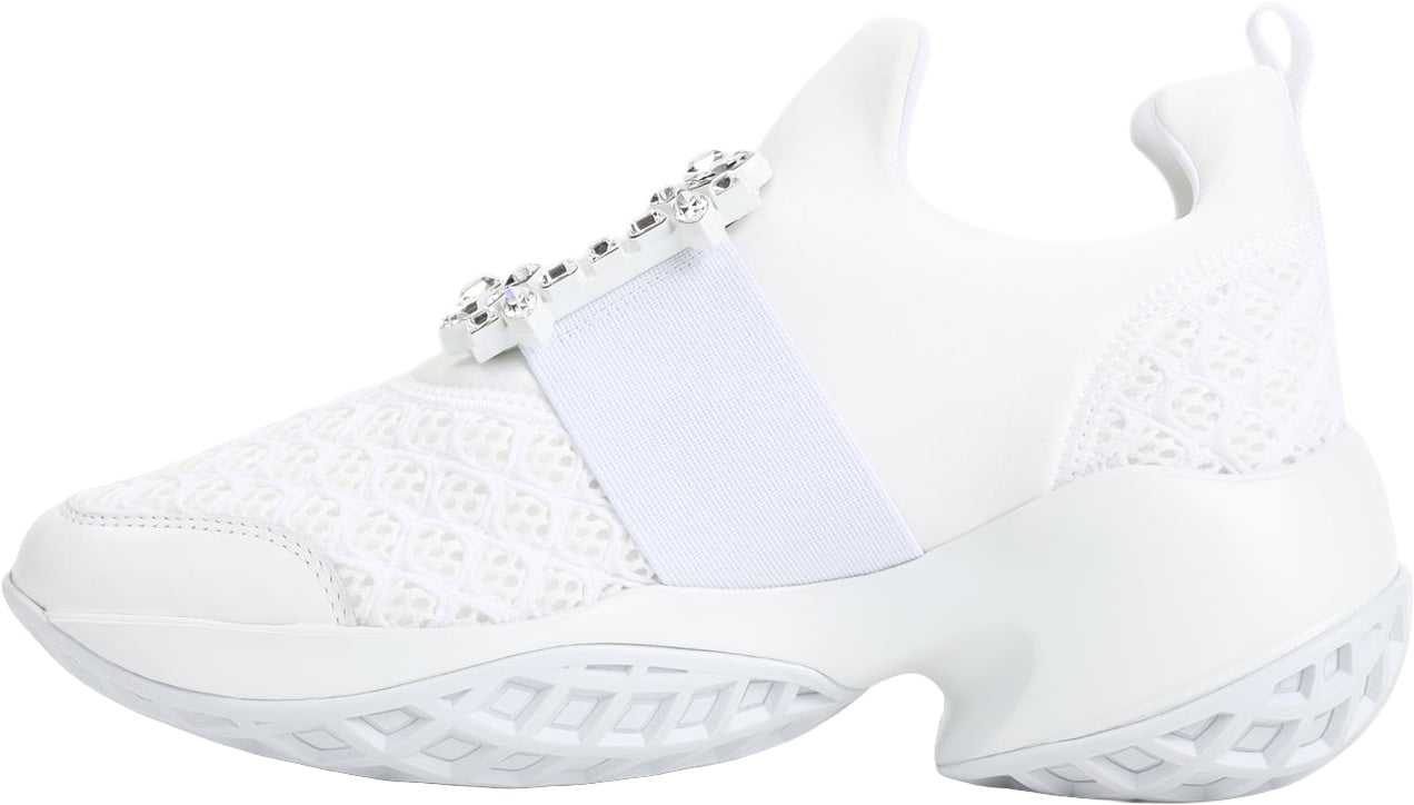 Roger Vivier Run Strass Buckle Sneakers