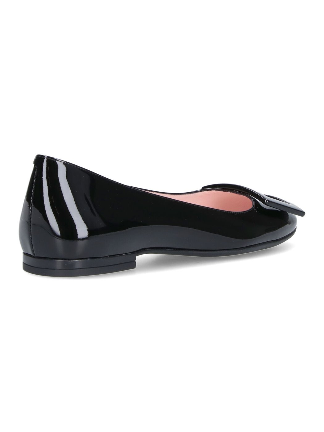 Black U Look Patent Leather Flats