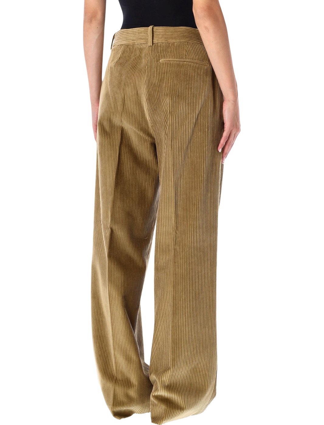 Velvet Ted Wide Corduroy Straight-Leg Pants