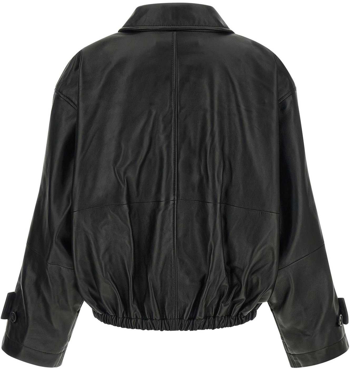 Rohe Black Lamb Leather Leather Jacket
