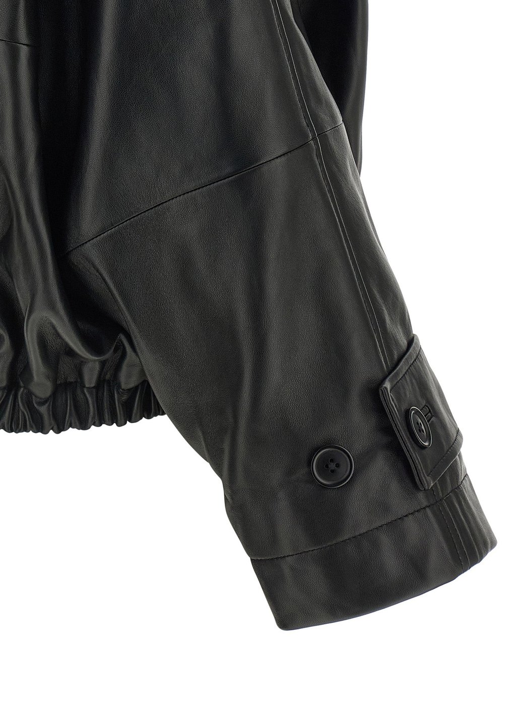 Rohe Black Lamb Leather Leather Jacket