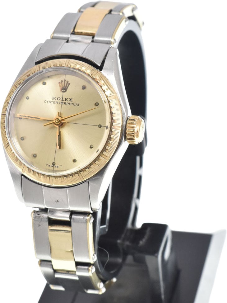 Rolex Oyster Perpetual Automatic Yellow Gold with Diamond Markers 25