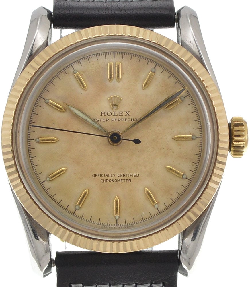 Rolex Oyster Perpetual Navy Automatic Yellow Gold