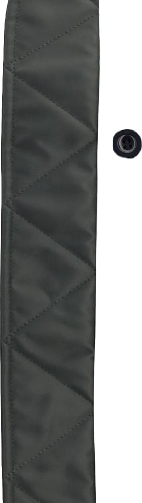 Reversible Black and Green Polyamide Jacket