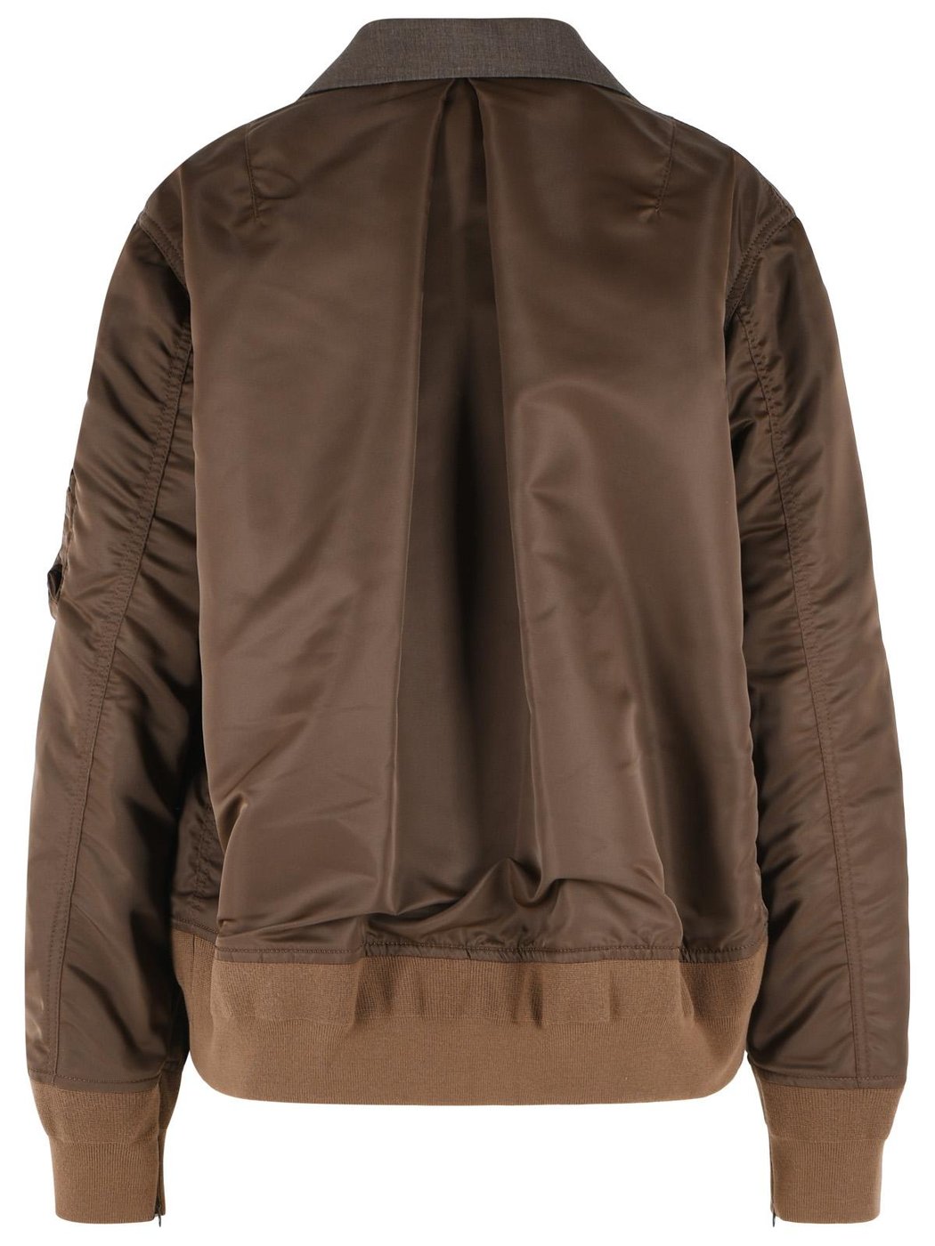 Brown Wool Blend Blazer