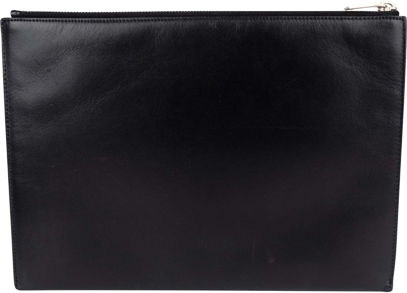 Saint Laurent Black Leather Clutch