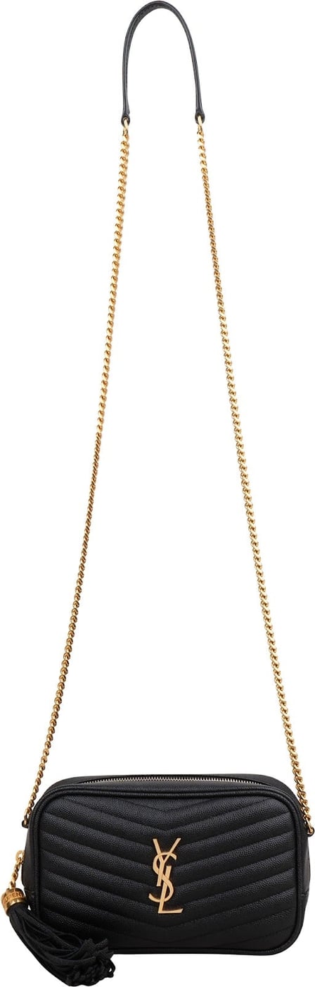 Saint Laurent Quilted Leather Lou Camera Crossbody Bag