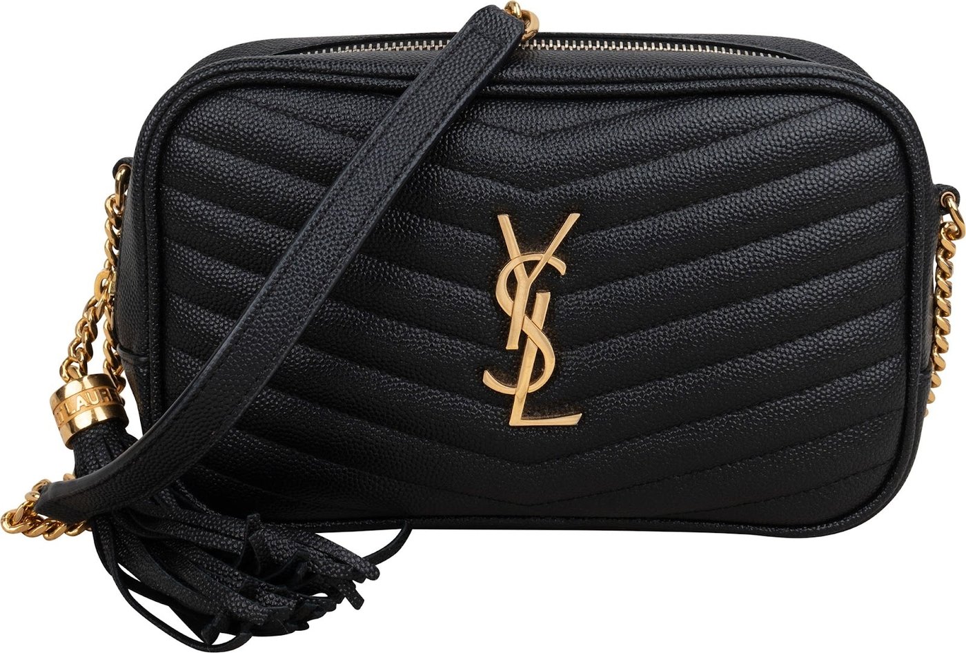 Saint Laurent Quilted Leather Lou Camera Crossbody Bag