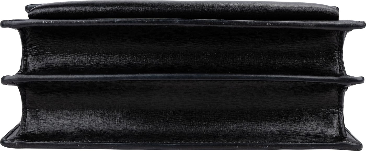 Saint Laurent Black Leather Sunset Medium Crossbody Bag