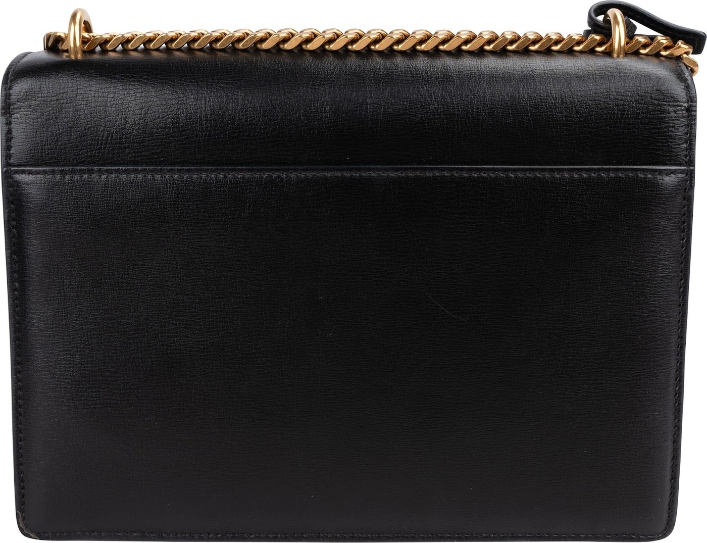 Saint Laurent Black Leather Sunset Medium Crossbody Bag