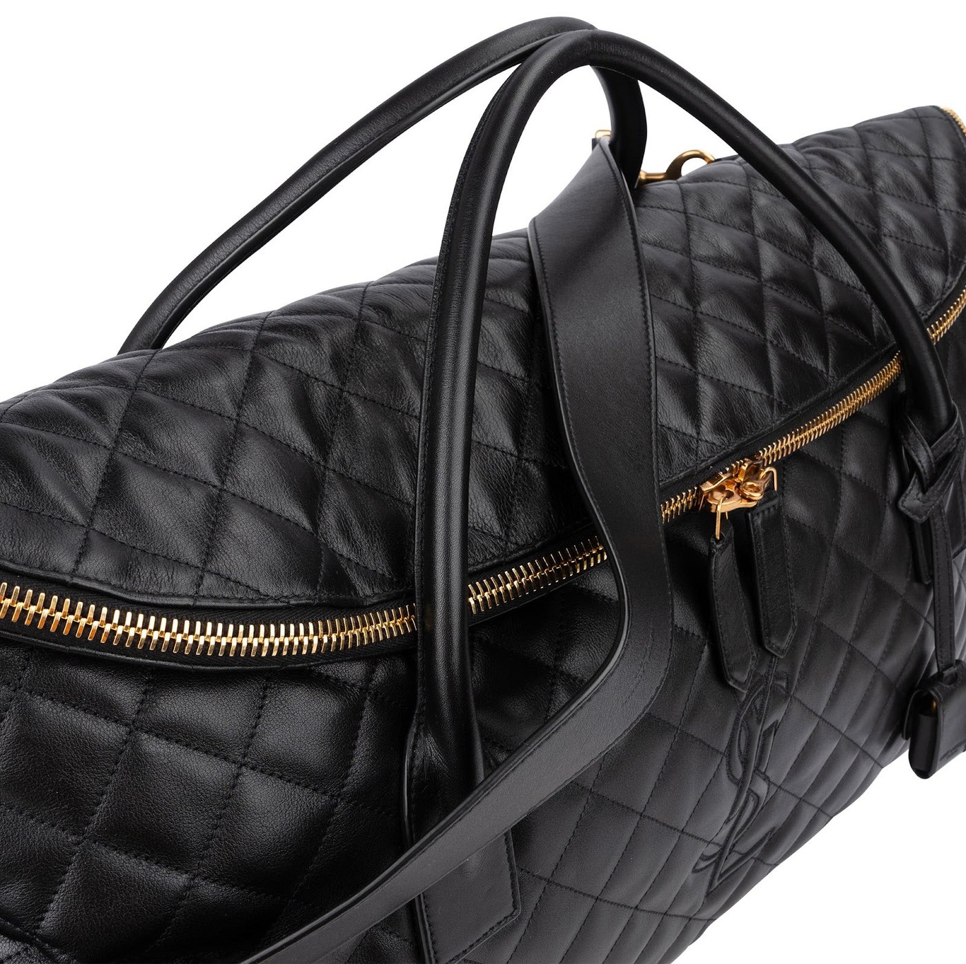 Saint Laurent Quilted Lambskin ES Giant Travel Bag