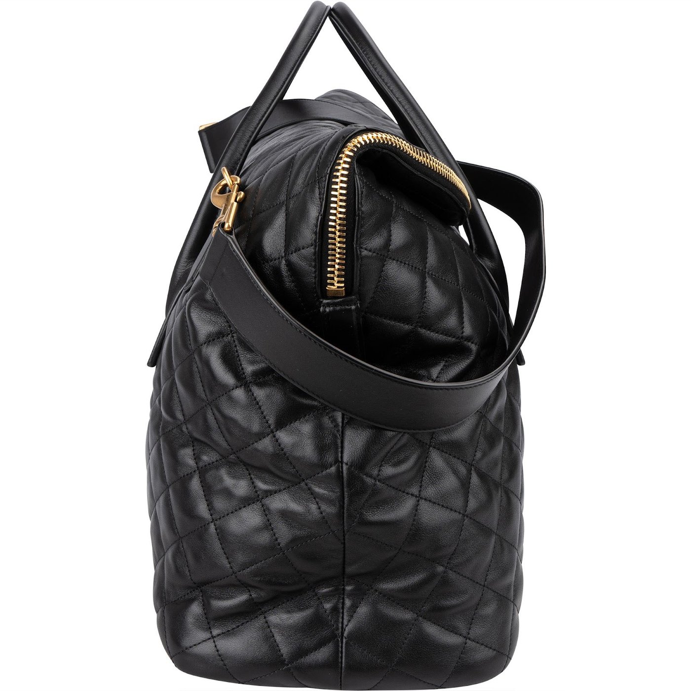 Saint Laurent Quilted Lambskin ES Giant Travel Bag