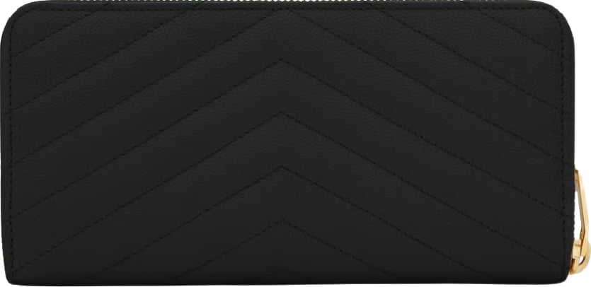 Chevron-Quilted Monogram Calfskin Wallet