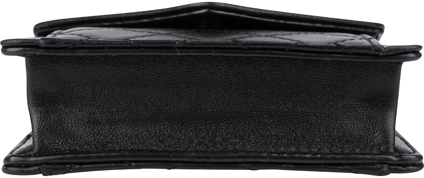 Yves Saint Laurent Quilted Lambskin Cassandre Envelope Micro Crossbody Bag