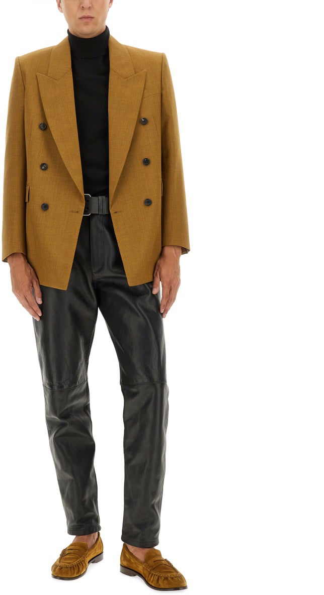 DOUBLE-BREASTED WOOL JACKET